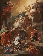 Francesco Solimena L Assomption et le Couronnement de la Vierge oil